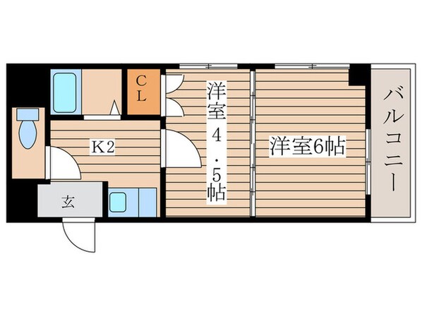 パ－ルプラザの物件間取画像